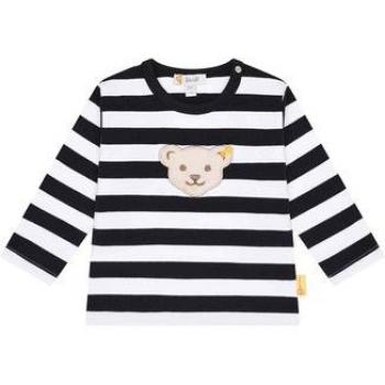 Maglia a Maniche Lunghe Steiff Strisce Blu Navy