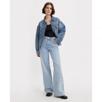 Levi's® Jeans Ribcage A6081-0002 Blau Wide Leg 32_32 Damen