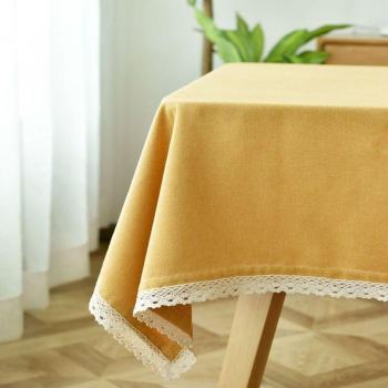 Nappe Lavable en Coton et Lin pour Événements Spéciaux