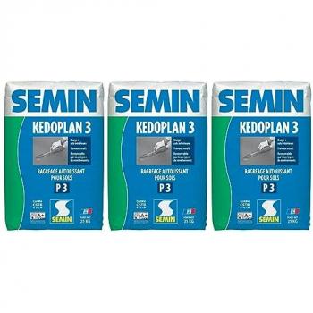 Système Ragréage Autolissant Kedoplan 3 Semin – Sol Intérieur, 75 kg total