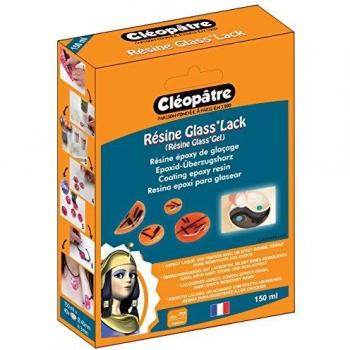 Résine de glaçage Glass'Lack transparent 150 ml *Cléopâtre*