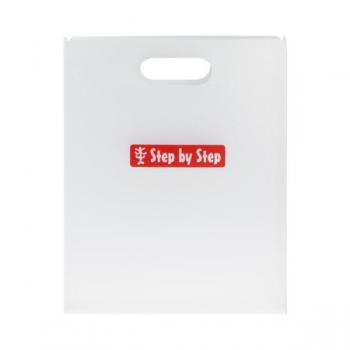 Step by Step Heftbox mit Tragegriff, Transparent