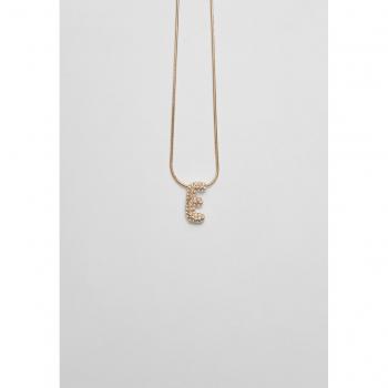 Strass-Halskette mit Initiale