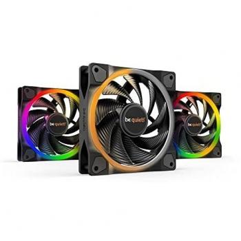 Be quiet! Light Wings 120 mm PWM High Speed - ARGB Case Fan Triple Pack - Black
