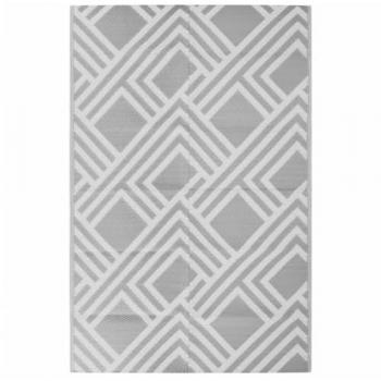 VidaXL Outdoorteppich Grau 190x290 cm