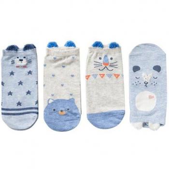 Spring/Autumn 3D Animal Ankle Socks for Toddlers