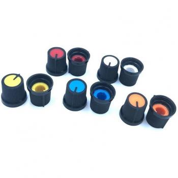 WH148 Plastic Potentiometer Caps - 10pcs
