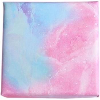Colorful Good Marbling Line Pattern Jewelry Paper Box Portable Bag With Rope For Girl
