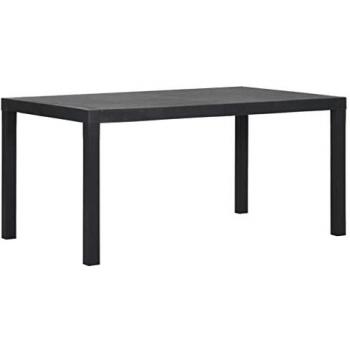Table de Jardin Palau en Polypropylène Anthracite