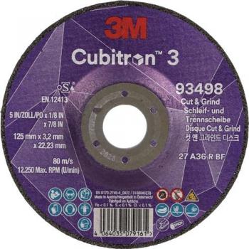 Meule Cubitron™ 3 Cut and Grind D125x3,2 mm
