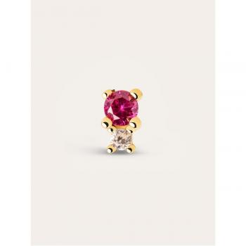 Piercing Ellie Raspberry de Plata 925