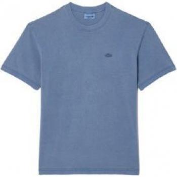 Maglia Lacoste Natural Dyed manica corta blu scuro - S