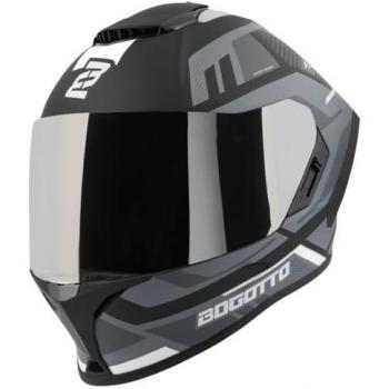 Bogotto Phantom Codex Casco Fibra Vidrio Gris