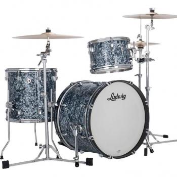 Ludwig Neusonic Downbeat 3-Piece Steel Blue Pearl Pack