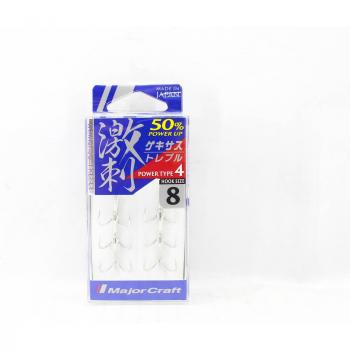 Hameçon Triple GHT-4TN Major Craft Power 4 Taille 8 (3322)
