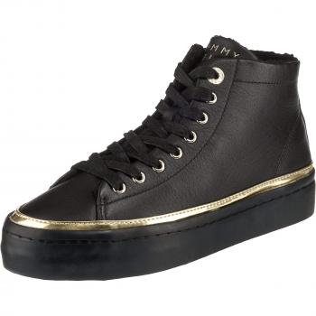 Tommy Hilfiger Midcut Baskets Femme Noir 36 EU