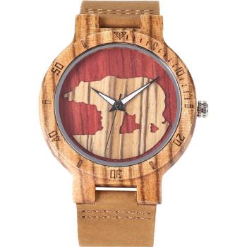 Three-dimensional Wooden Men's Watch with Luminous Features