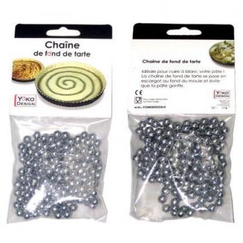 Billes de cuisson Yoko en métal chromé 180 cm