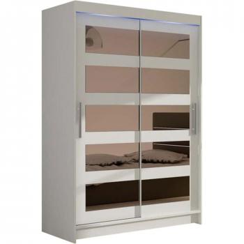 Closico 111 Bianco con Porta Scorrevole e LED