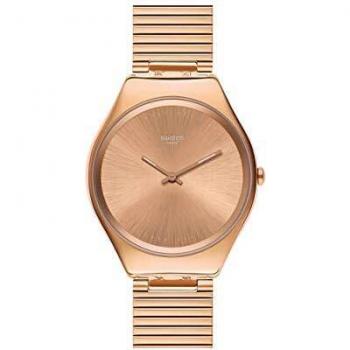 SYXG101GG: Schlichte Schweizer Quarz-Uhr für Frauen mit Edelstahlarmband