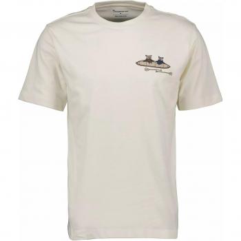 KnowledgeCotton Apparel Regular T-Shirt mit herabfallenden Schultern