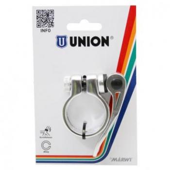 Zadelpenklem snelspanner 34.9 zilver