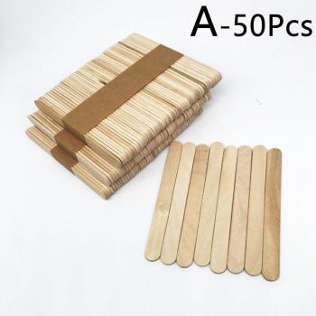 50 Count Wooden Craft Sticks for Kids