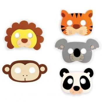 Kikkerland Jungle Mask Set 17