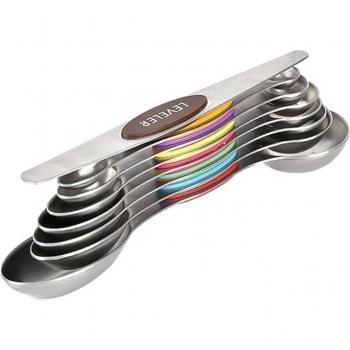 8PCS Stainless Steel Double-Ended Measuring Spoon Set