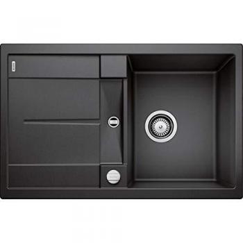 Blanco 513203 Évier à cuve unique + Égouttoir, Metra 45 S, Silgranit Anthracite