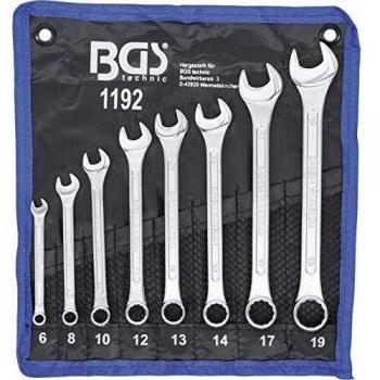 Kit de clés mixtes 6 - 19 mm 8 pièces