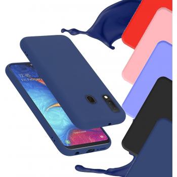 Housse de Protection Liquide Bleue pour Samsung Galaxy A10e/A20e