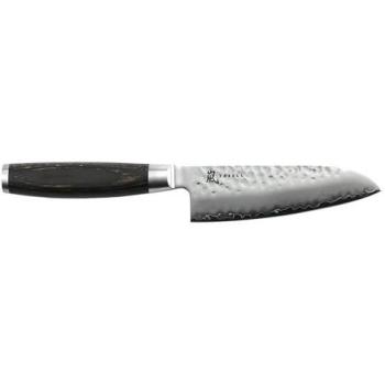 Yaxell TAISHI Santoku-Messer 13 cm – Pakkaholz Hammerblitz