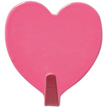 Heart-Shaped Self-Adhesive Towel and Clothes Hook