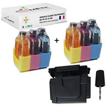 Rechargements Ecoink pour Cartouche HP 302 – Kit de Remplissage