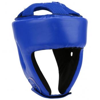Casco de boxeo ajustable de piel sintética