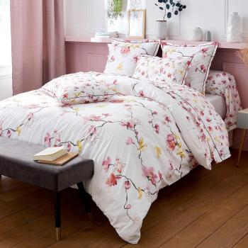 Parure letto ELISA 50x70 cm 140x200 cm color rosa acceso