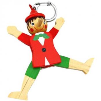 Portachiavi Pinocchio in Legno