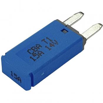 HANSOR CBA1-1514 Interruttore automatico fusibile piatto standard 15 A Blu 1 pz