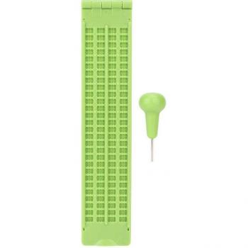 Plastic Braille Slate for Writing - 28 Cells