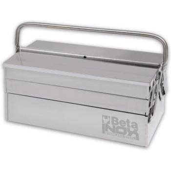Stainless Steel Cantilever Tool Box by Beta Tools C20TSS with 5 Sections