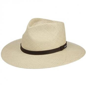 Unisex Stetson Uni Traveller Panama Hat, XL, Nature Color