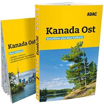 ADAC Reiseführer Kanada Ost mit Maxi-Faltkarte und Spiralbindung