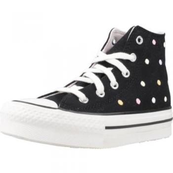Converse Chuck Taylor All Star Lift con Estampado de Bolas Negros y Plataforma