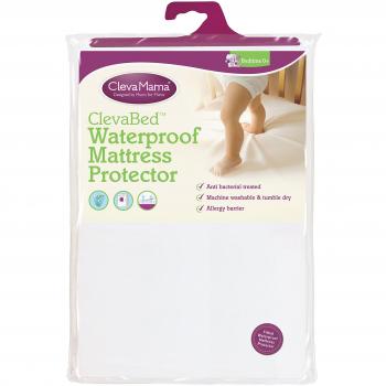 Baumwoll‑Matratzenschutz Clevamama – wasserdicht, atmungsaktiv (90×40 cm)