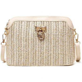 Handmade Woven PU Leather Boho Bag
