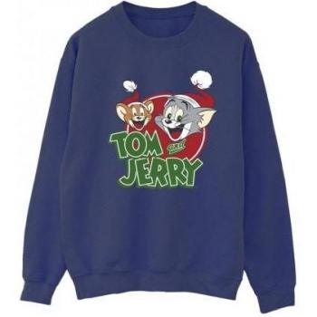 Felpa Festiva Tom & Jerry per Donne con Cappuccio