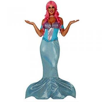 Costume sirenetta azzurro donna