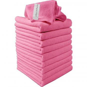 Clay Roberts Microfiber Cleaning Cloths, 40cm x 30cm - Pack of 10