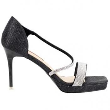 KESLEM Sandalías Negros Elegantes